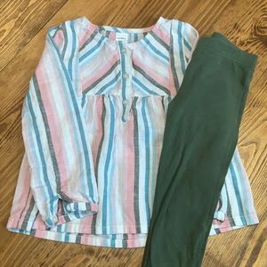 4T Striped Outfit